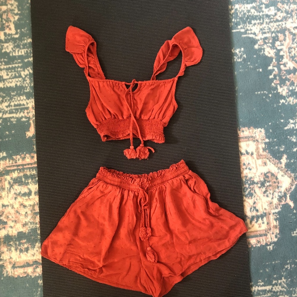 Women’s two piece summer outfit